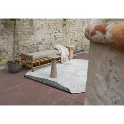 Eva Interior ovaal buitenkleed Dahl zwart - 230 x 160 cm