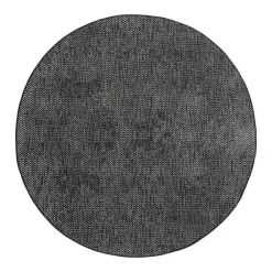 Eva Interior rond buitenkleed Dahl zwart - 200 x 200 cm