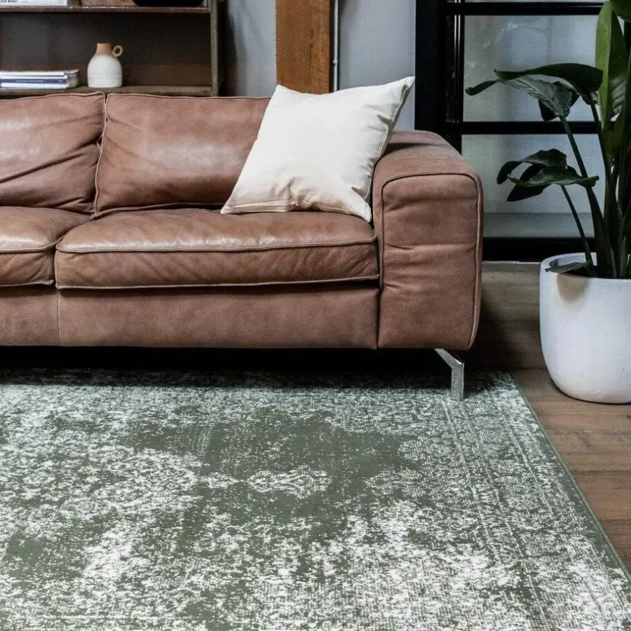 Eva Interior Vintage Vloerkleed Bloom Groen - 270 x 185 cm