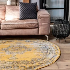 Eva Interior Vloerkleed Bloom - Naturel - 200 Ø - (L)