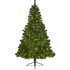Kerstbomen-Everlands Kunst Kerstboom met verlichting - 210 cm