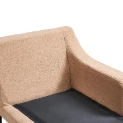 Loveseats-Leen Bakker EWRON - Chaise longue - Zandbeige - Linkszijdig - Bouclé