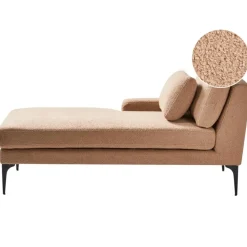 Loveseats-Leen Bakker EWRON - Chaise longue - Zandbeige - Rechtszijdig - Bouclé