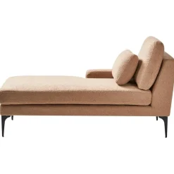 Loveseats-Leen Bakker EWRON - Chaise longue - Zandbeige - Rechtszijdig - Bouclé