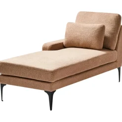 Loveseats-Leen Bakker EWRON - Chaise longue - Zandbeige - Rechtszijdig - Bouclé