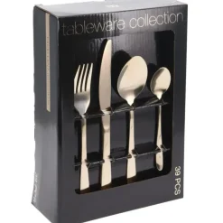 Besteksets-Excellent Houseware Bestekset - 39-delig - zilver - RVS - 6 personen