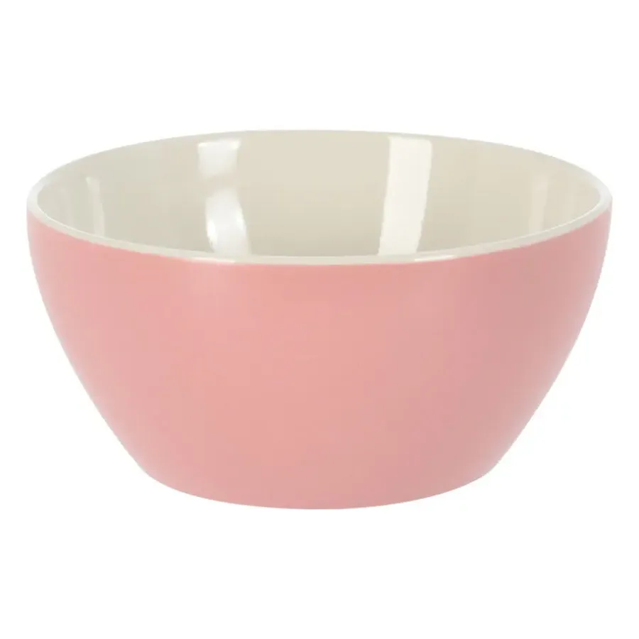 Excellent Houseware kommen/schaaltjes - D14 x H6.5 cm - lichtroze
