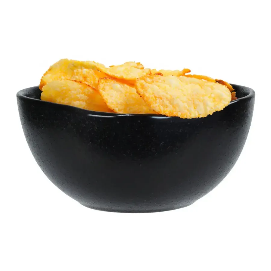 Excellent Houseware Soepkommen - Lava - keramiek - D15 x H7 cm