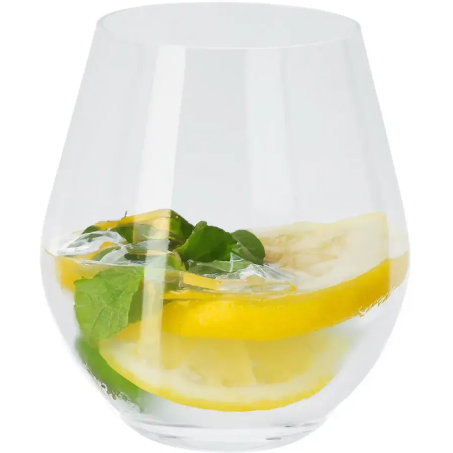 Excellent Houseware Tumbler glazen - 400 ml - 4x stuks