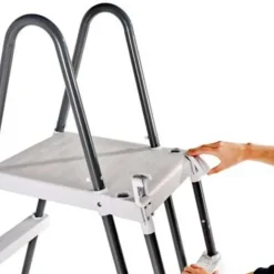 Zwembaden En Accessoires-EXIT Zwembadtrap voor framehoogte van 107-127cm