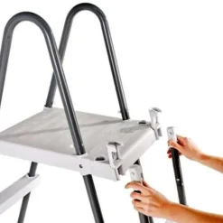 Zwembaden En Accessoires-EXIT Zwembadtrap voor framehoogte van 107-127cm