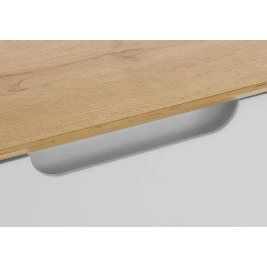 Loft24 Ezra - Schoenenkast met 3 kleppen in eiken / witte spaanplaat