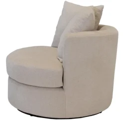 Fauteuils-Giga Meubel Fauteuil Beige Stof - Zithoogte 45cm - Thony Luxe