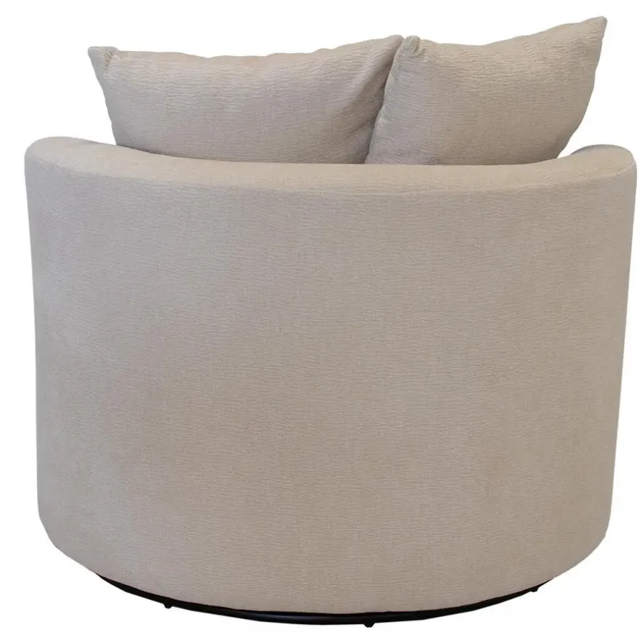 Fauteuils-Giga Meubel Fauteuil Beige Stof - Zithoogte 45cm - Thony Luxe
