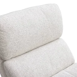 Fauteuils-Leen Bakker Fauteuil Bobbi incl. hocker - greige