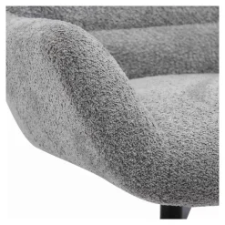 Fauteuils-House Nordic Fauteuil Draaibaar - Donkergrijs Stof - 89x80x101cm - Bescia
