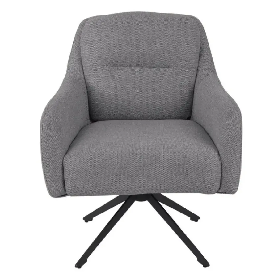 Giga Meubel Fauteuil Draaibaar - Stof Taupe - 75x70x85cm - Matthias