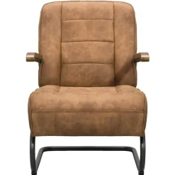 Fauteuils-Leen Bakker Fauteuil Ivar - stof - cognac