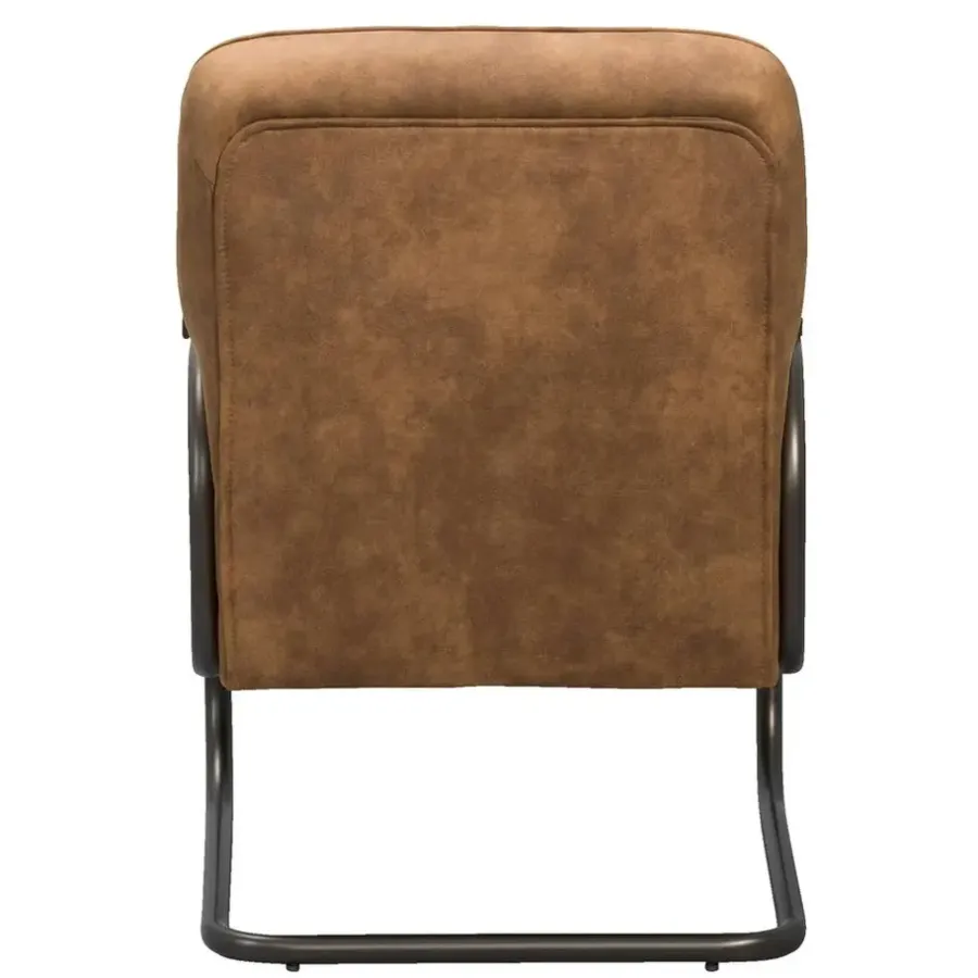 Fauteuils-Leen Bakker Fauteuil Ivar - stof - cognac