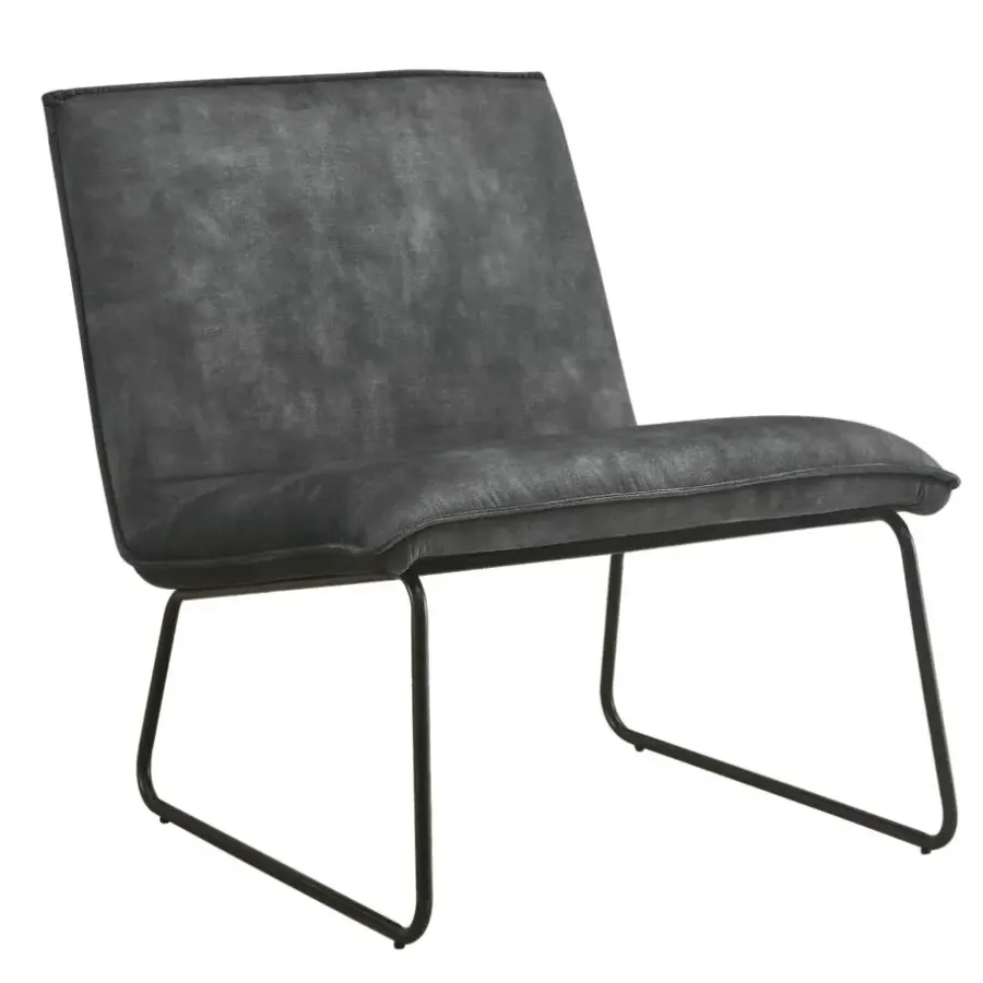 HomeMixx Fauteuil James - Velvet Antraciet