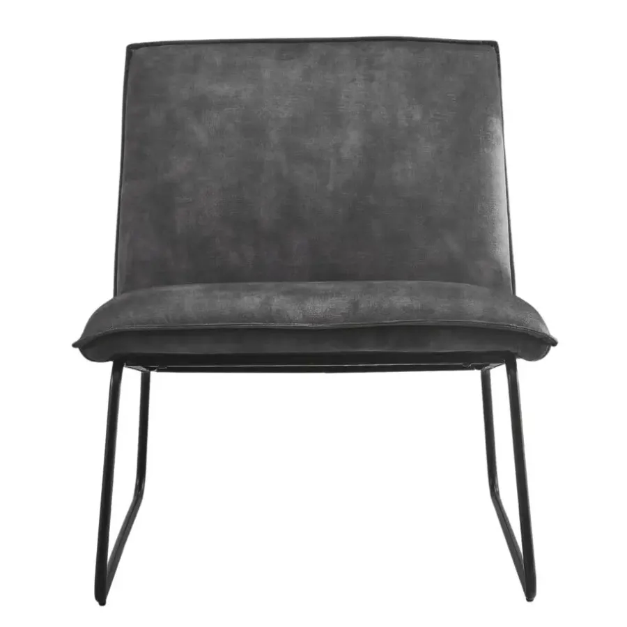 HomeMixx Fauteuil James - Velvet Antraciet