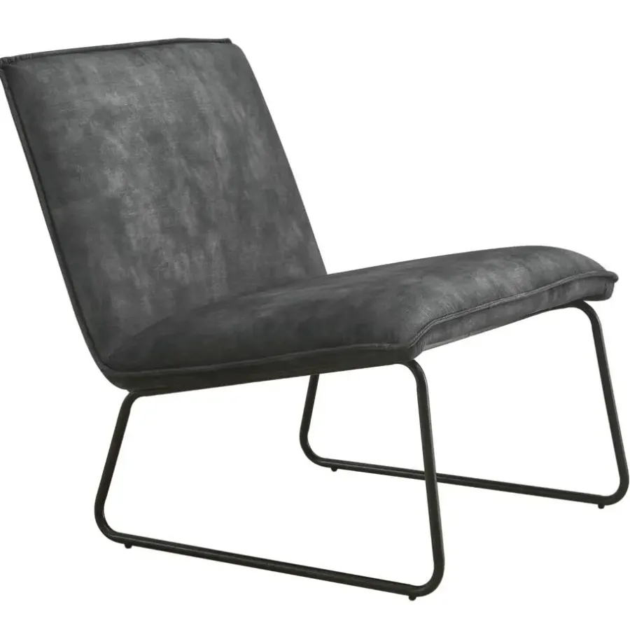 HomeMixx Fauteuil James - Velvet Antraciet