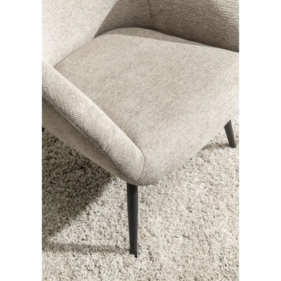 Fauteuils-Leen Bakker Fauteuil Lieke - beige