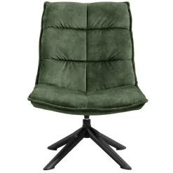 Fauteuils-HomeMixx Fauteuil Lucas - Velvet Mosgroen