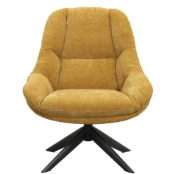 Fauteuils-Leen Bakker Fauteuil Lynn - oker