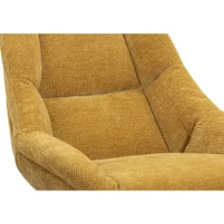 Fauteuils-Leen Bakker Fauteuil Lynn - oker