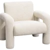 Fauteuils-Leen Bakker Fauteuil Puck - crème