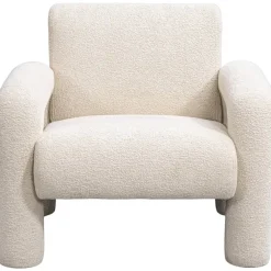 Fauteuils-Leen Bakker Fauteuil Puck - crème