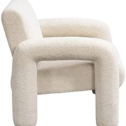 Fauteuils-Leen Bakker Fauteuil Puck - crème
