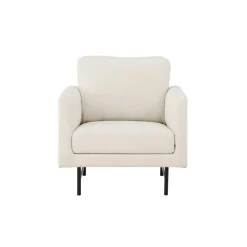 Fauteuils-Fjôrd Fauteuil Wit Stof - 86x87x68cm - Sky