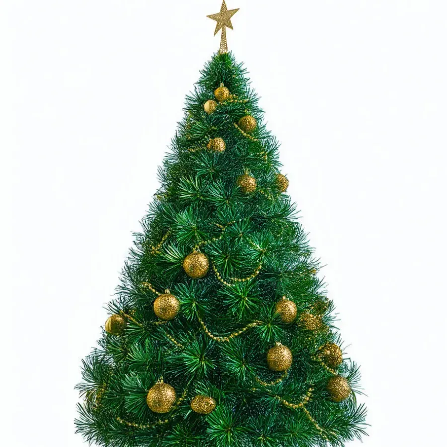 Feeric lights & Christmas Feeric Christmas Kerst piek - ster - goud - kunststof - 37,5 cm