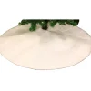 Feeric lights & Christmas Feeric Christmas kerstboomrok - wit - 100 cm - polyester - rond