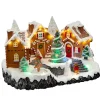 Feeric lights & Christmas Kerstdorp - peperkoek - led - 23 cm