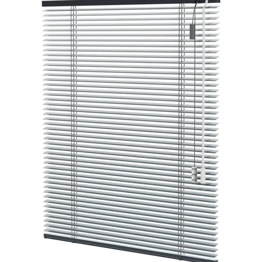 Aluminium Jaloezieën Op Maat-Fenstr aluminium jaloezie 25mm metallic - blauw (35301)
