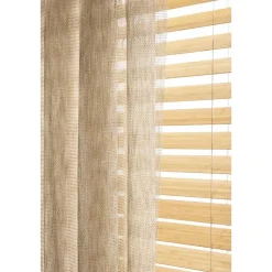 Houten Jaloezieën Op Maat-Fenstr bamboe jaloezie Tahiti 65mm - licht eiken (25951)