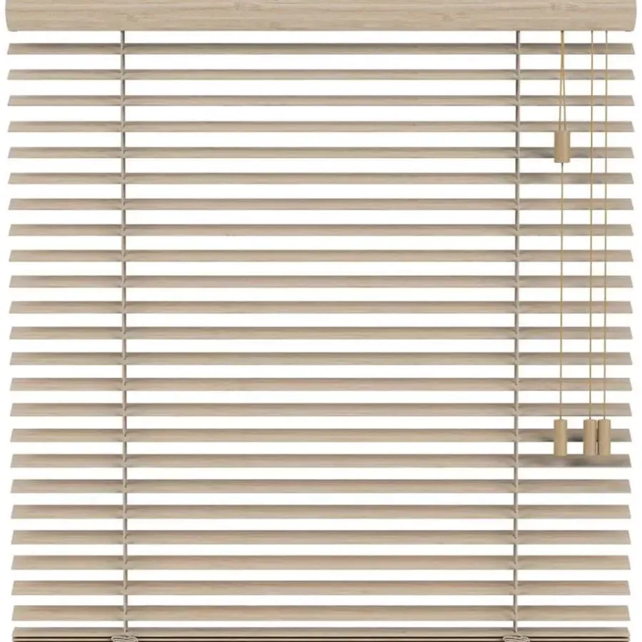 Fenstr bamboe jaloezie Tahiti 50mm - licht eiken (25951)