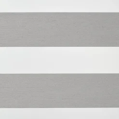 Duo-Rolgordijnen Op Maat-Fenstr Duo rolgordijn Trim lichtdoorlatend - grijs (20067)