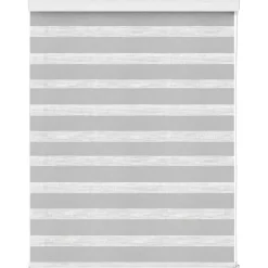 Duo-Rolgordijnen Kant En Klaar-Fenstr duo-rolgordijn lichtgrijs - 60x175 cm
