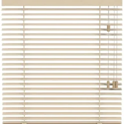 Houten Jaloezieën Op Maat-Fenstr houten jaloezie Oslo 50mm - licht eiken (25952)