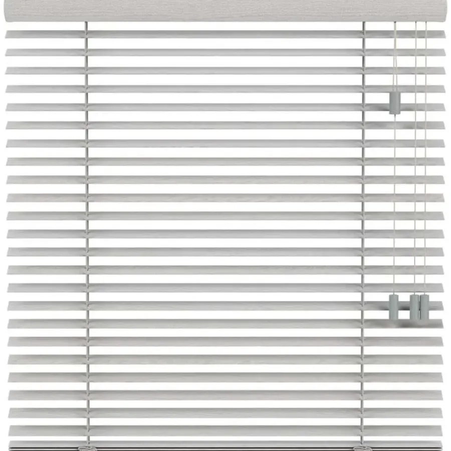 Fenstr houten jaloezie Praag 50mm - lichtgrijs (20019)
