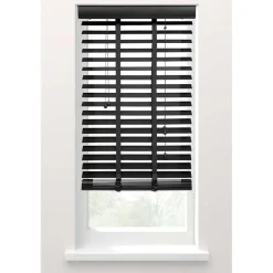 Fenstr jaloezie hout 50 mm zwart - 200x180 cm
