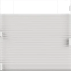 Fenstr plisségordijn Boston dubbel 25mm lichtdoorlatend - off-white (10716)