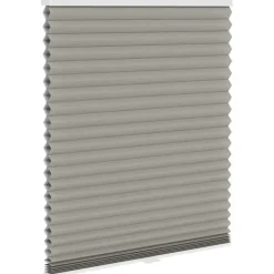 Plisségordijnen Op Maat-Fenstr plisségordijn Chicago dubbel 45mm verduisterend - taupe (30027)
