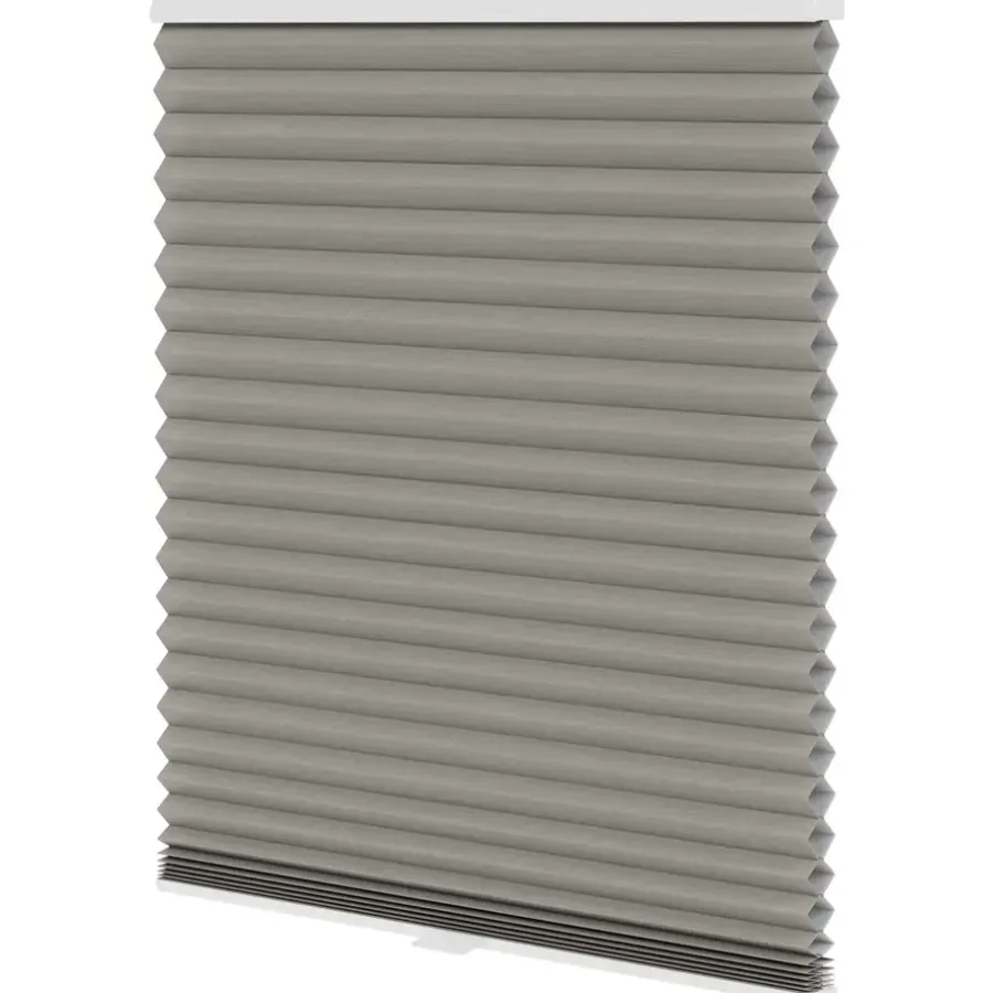 Plisségordijnen Op Maat-Fenstr plisségordijn Chicago dubbel 45mm verduisterend - taupe (30027)