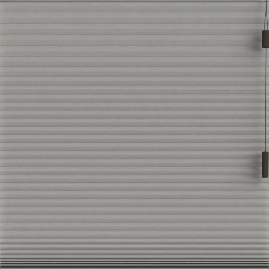 Fenstr plisségordijn Toronto dubbel 25mm lichtdoorlatend - taupe (30018)