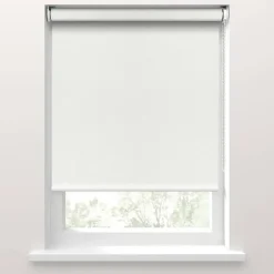 Rolgordijnen Op Maat-Fenstr rolgordijn Lucca lichtdoorlatend - wit (10025)